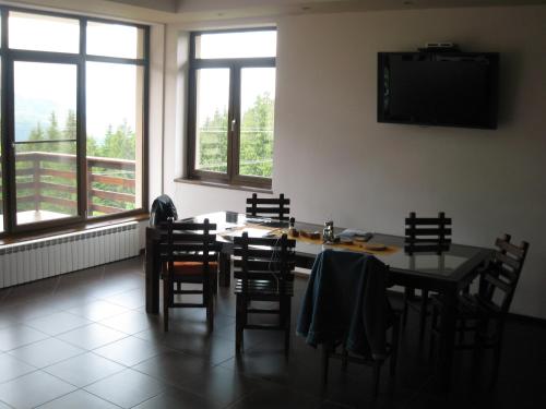 Μια τηλεόραση ή/και κέντρο ψυχαγωγίας στο Mountain view apartment Predeal