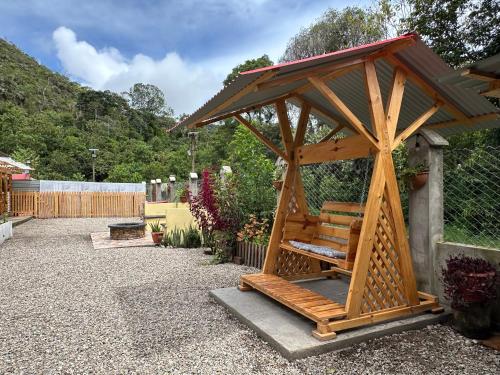 Zahrada ubytování La posada del minero Oxapampa