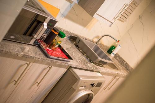 Dapur atau dapur kecil di Mansions Flat