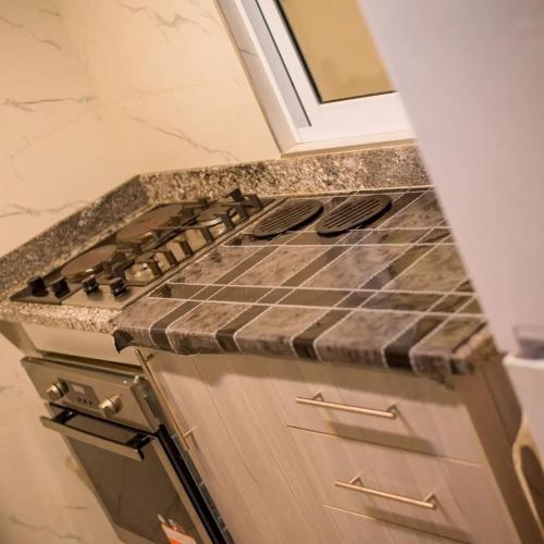 Dapur atau dapur kecil di Mansions Flat