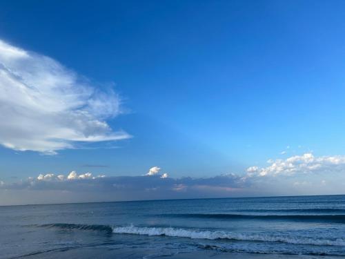 a view of the ocean from the beach at Siderea House in Chioggia