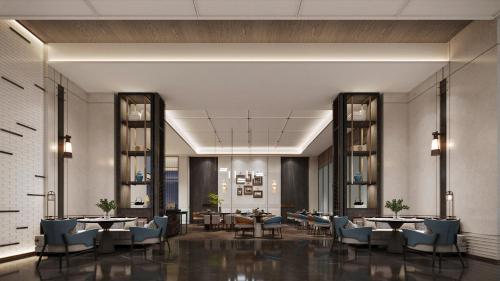 Χώρος καθιστικού στο TRYP by Wyndham Vientiane Central万象爵怡温德姆酒店