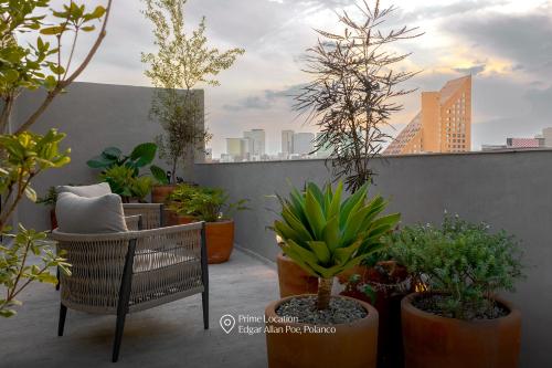 Un balcón o terraza en Capitalia Antara Polanco