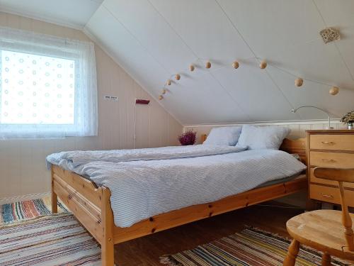 Ένα ή περισσότερα κρεβάτια σε δωμάτιο στο Stenli Retro Guesthouse