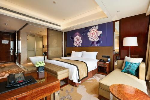 Minyoun Chengdu Dongda Hotel tesisinde bir oda