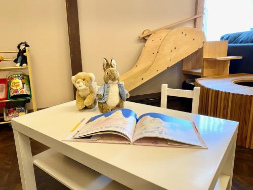 別荘にある図書室