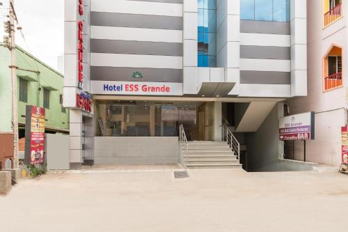 a building with a hotel ess granger on it at Treebo Trend ESS Grande in Coimbatore