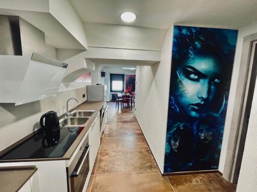 Η κουζίνα ή μικρή κουζίνα στο Legend Loft