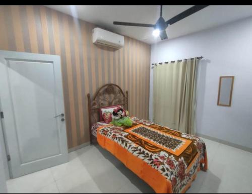 Katil atau katil-katil dalam bilik di Rumah 2 lantai