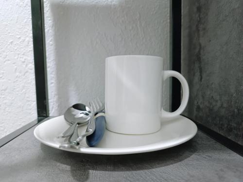 Kaffee-/Teezubehör in der Unterkunft Nomad Inn