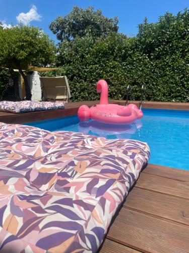 Bazén v ubytování Pompei Duplex Apartment Deluxe nebo v jeho okolí