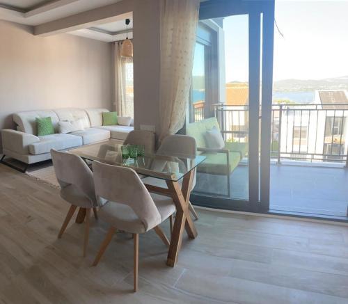 Posezení v ubytování Tivat Terrace Suites