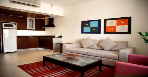 Dapur atau dapur kecil di Santona Residence