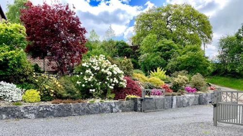a garden with many different types of flowers at Chez Marilou in Sprimont