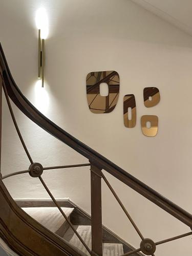 a stairway with at Hotel Maison Maastricht Centrum - Handwritten Collection in Maastricht