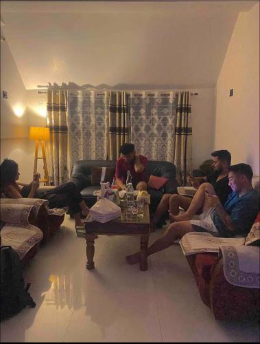 Ruang duduk di Dibha's Homestay