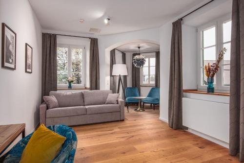 Terofal Hotel Schliersee - Komplett neu renoviertにあるシーティングエリア