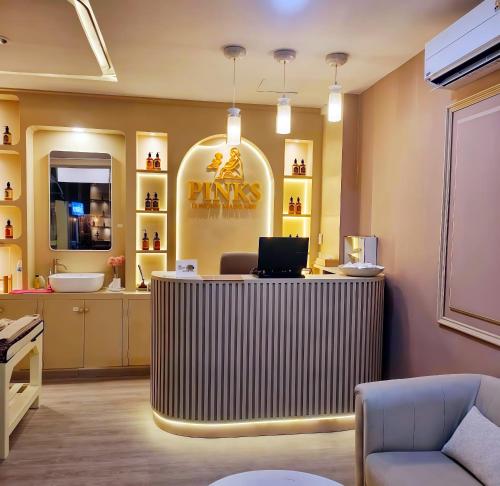 Ruang duduk di Kana Triple L Hotel Phuket普吉岛卡娜3L酒店