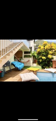Piscine de l'établissement Les Petits Alizés logement deux chambres et piscine Petite Anse 97217 les Anses d Arlets ou située à proximité