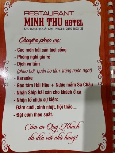 Gambar di galeri bagi Khách sạn Minh Thu 2 di Quat Lâm Ha