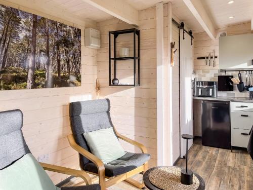 Kuchyň nebo kuchyňský kout v ubytování Bumblebee Cabin - Uk45403