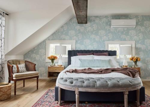 Gran Roble - Charming Countryside Retreatにあるベッド