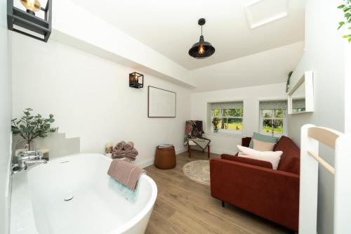 Ruang duduk di Newtonmill - Tranquillity in Rural Angus
