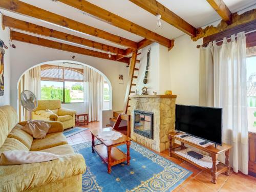 Μια τηλεόραση ή/και κέντρο ψυχαγωγίας στο Sunny Family Villa, Calpe