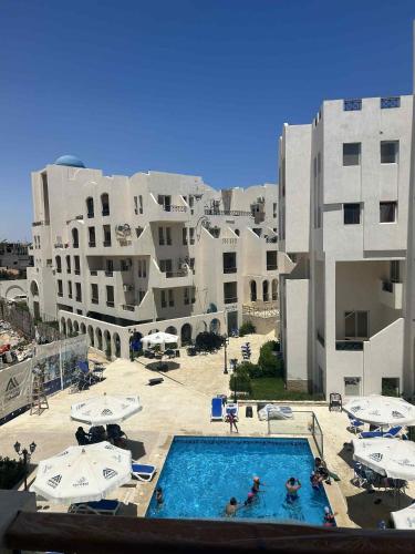 شاليه قرية سانتوريني الساحل الشمالي Chalet Santorini Studio