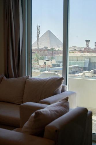 Posezení v ubytování Royal Nine Pyramids View Hotel