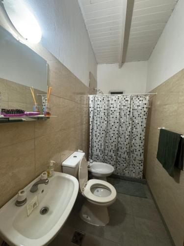 Ένα μπάνιο στο Casa familiar