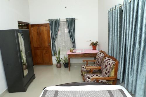 Χώρος καθιστικού στο The Riverside Bliss Homestay