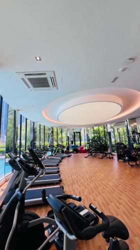 Γυμναστήριο ή/και όργανα γυμναστικής στο Trion KL Premium Residence