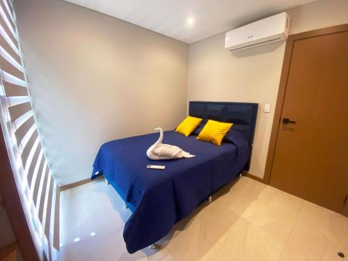 Ένα ή περισσότερα κρεβάτια σε δωμάτιο στο Un espacio confortable y lujoso