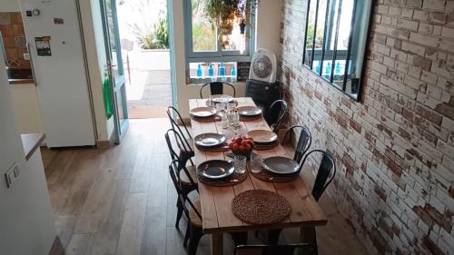 Ruang duduk di Oasis de Bornos Maison Entière