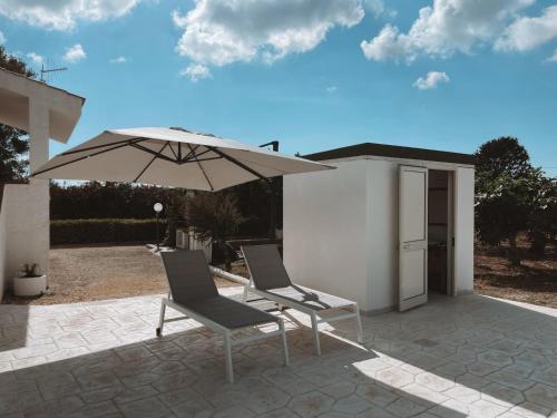 Αίθριο ή υπαίθριος χώρος στο Villa Stefano - avec piscine privée à Trapani