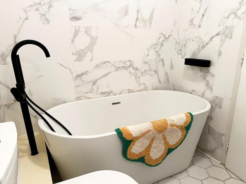 Koupelna v ubytování Le Cocon Saint Florent