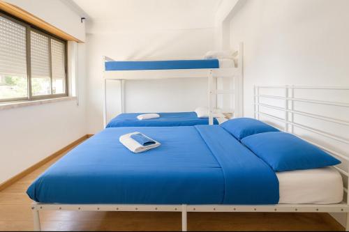 Postel nebo postele na pokoji v ubytování Private room Oriente airport 4