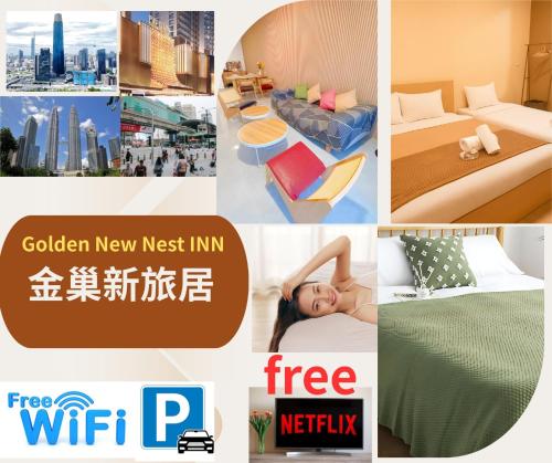 a collage of pictures of a hotel room at Agile TRX Luxury Condo in Bukit Bintang in Kuala Lumpur
