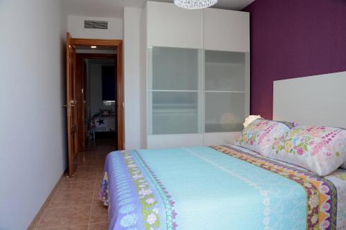 เตียงในห้องที่ Brisa Beach