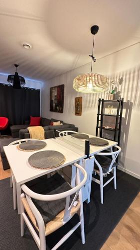Χώρος καθιστικού στο 2bedroom apartment in Haninge