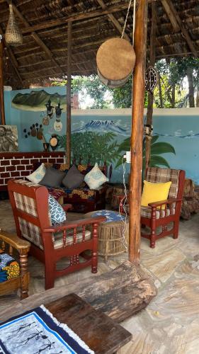 Αίθριο ή υπαίθριος χώρος στο Amoy River Lodge