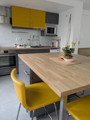 Eldhús eða eldhúskrókur á Maison tranquille