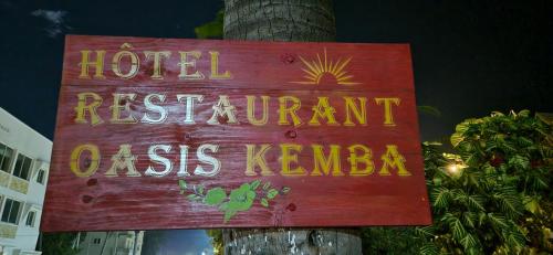 Certificat, récompense, panneau ou autre document affiché dans l'établissement Oasis Kemba Hôtel-Restaurant-Bar