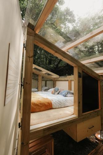 Postel nebo postele na pokoji v ubytování Glamping Verde Mare by SMART-HOME