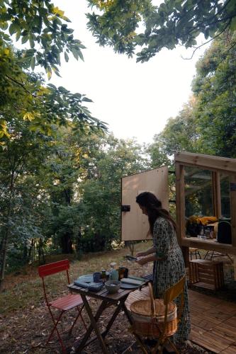 Zahrada ubytování Glamping Verde Mare by SMART-HOME