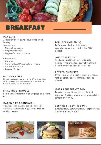 Mad i villaen eller i nærheden