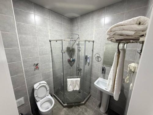 Ένα μπάνιο στο Merci in Tashkent Hotel