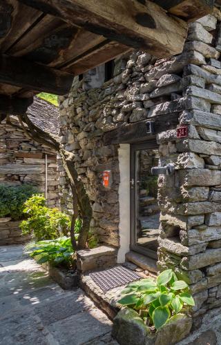 Zahrada ubytování Rustici della Verzasca Ferien Wohnungen