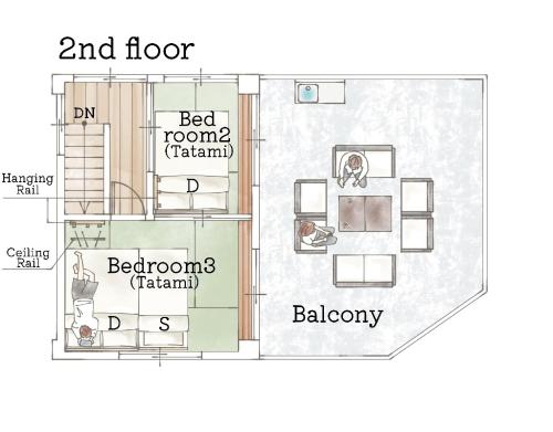YokaYado Kagoshima Chuo - Retro Style Japanese Modern Entire House with Rooftop Balcony